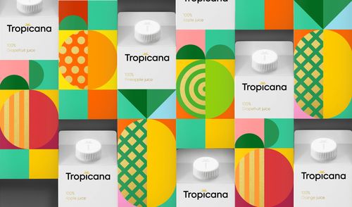 Tropicana果汁品牌形象煥新 平面設計如何演繹熱帶活力與純凈